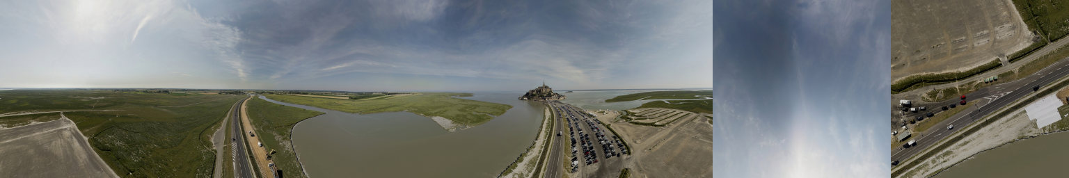 Visite virtuelle du parking maritime au Mont Saint Michel